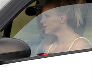 Britney Spears visits a Halloween store in Calabasas 10/7/12 