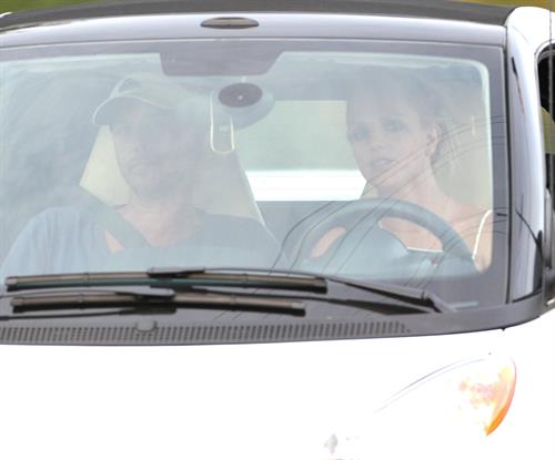 Britney Spears visits a Halloween store in Calabasas 10/7/12 