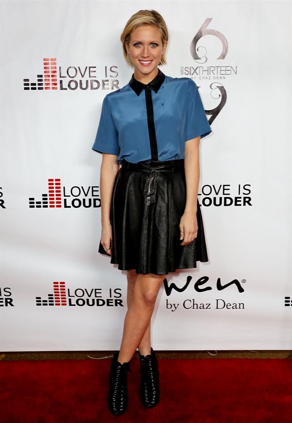 Brittany Snow Chaz Dean's Holiday Party Benefitting the Love is Louder Movement, 02 Dec 2012 