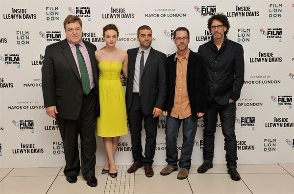 Carey Mulligan “Inside Llewyn Davis” screening at the BFI Film Festival in London, October 15, 2013 