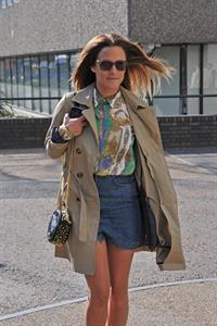 Caroline Flack London Studios on March 21, 2012
