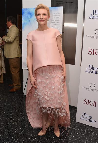 Cate Blanchett attends the 'Blue Jasmine' N.Y. Premiere at the Museum of Modern Art July 22, 2013 
