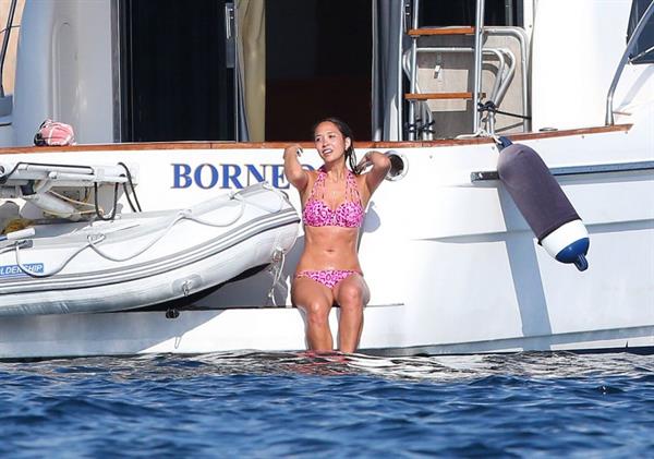 Myleene Klass in a bikini