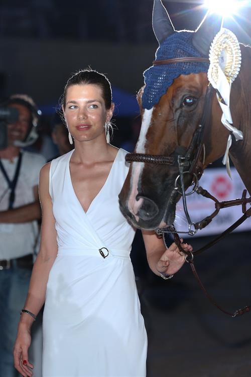 Charlotte Casiraghi - Global Champion Tour 2012 In Monte Carlo - Award Ceremony (June 30, 2012)