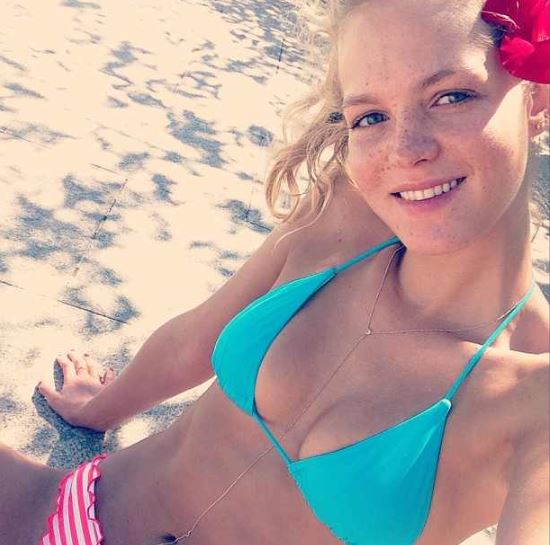 Erin Heatherton in a bikini