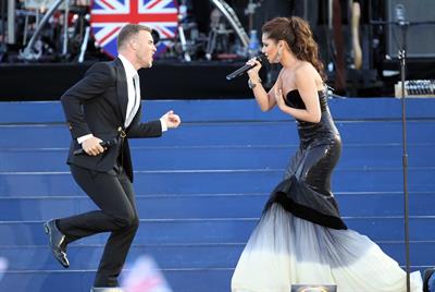 Cheryl Tweedy Cole - Performing at Queen Diamond Jubilee Concert in London, June 4, 2012