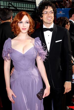 Christina Hendricks at the 62nd Annual Primetime Emmy Awards on August 29, 2010 