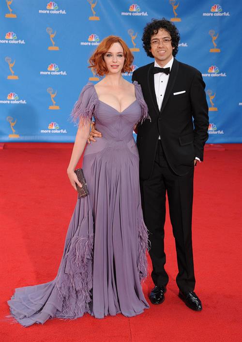 Christina Hendricks at the 62nd Annual Primetime Emmy Awards on August 29, 2010 