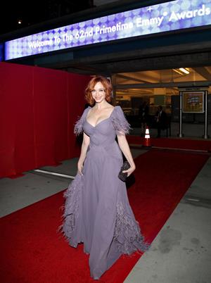 Christina Hendricks at the 62nd Annual Primetime Emmy Awards on August 29, 2010 