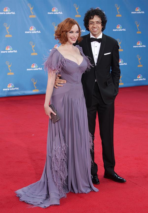 Christina Hendricks at the 62nd Annual Primetime Emmy Awards on August 29, 2010 