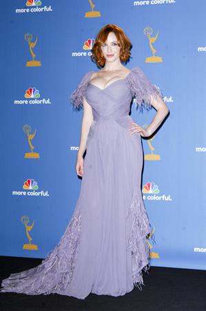 Christina Hendricks at the 62nd Annual Primetime Emmy Awards on August 29, 2010 