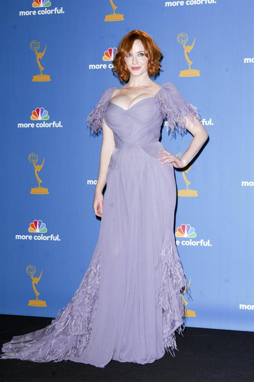 Christina Hendricks at the 62nd Annual Primetime Emmy Awards on August 29, 2010 