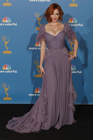 Christina Hendricks at the 62nd Annual Primetime Emmy Awards on August 29, 2010 