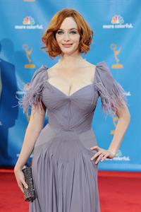 Christina Hendricks at the 62nd Annual Primetime Emmy Awards on August 29, 2010 