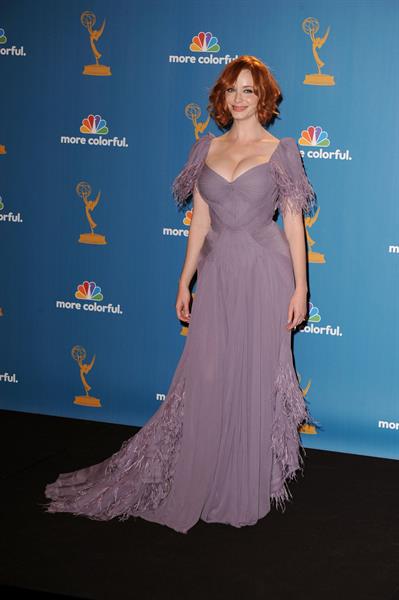 Christina Hendricks at the 62nd Annual Primetime Emmy Awards on August 29, 2010 