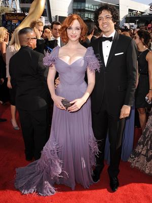 Christina Hendricks at the 62nd Annual Primetime Emmy Awards on August 29, 2010 