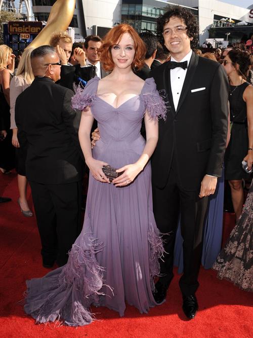 Christina Hendricks at the 62nd Annual Primetime Emmy Awards on August 29, 2010 