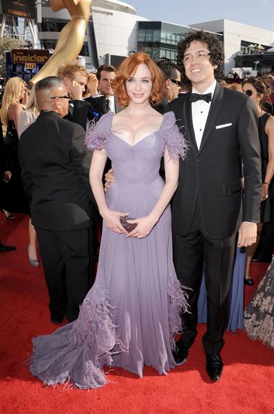 Christina Hendricks at the 62nd Annual Primetime Emmy Awards on August 29, 2010 