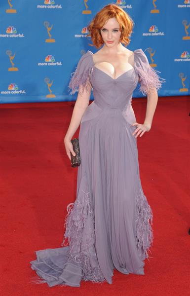 Christina Hendricks at the 62nd Annual Primetime Emmy Awards on August 29, 2010 