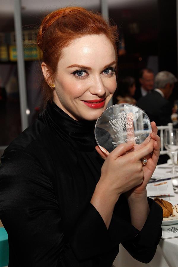 Christina Hendricks Self Magazines 4th annual Women Doing Good Awards in New York City on September 13, 2011