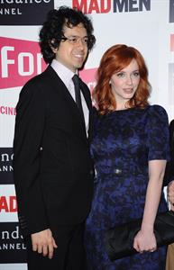Christina Hendricks Mad Men photocall at Forum des Images in Paris on February 9 