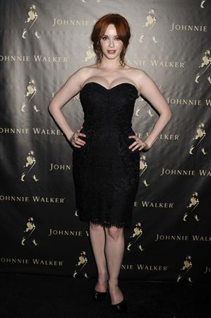 Christina Hendricks Johnnie Walker Father's Day gifting event in New York City on June 9, 2011