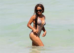 Christina Milian - At the beach (bikini) - Miami Florida 19.07.12