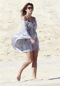 Cindy Crawford On the beach in Cabo, Mexico on January 2, 2013