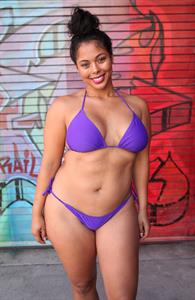 Tabria Majors in a bikini