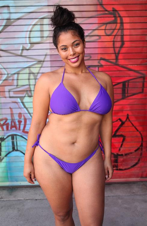 Tabria Majors in a bikini