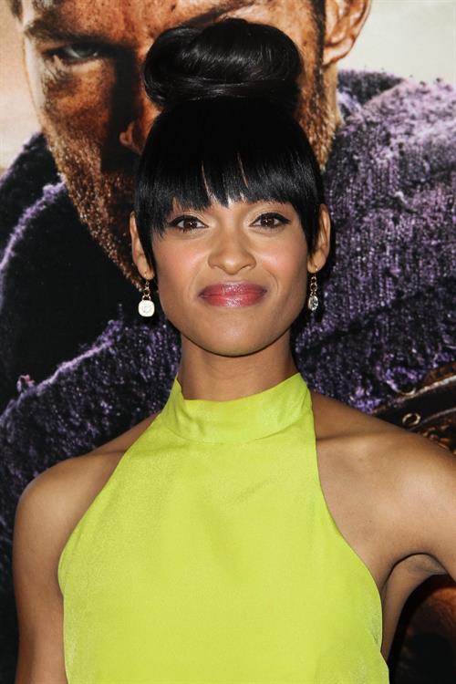 Cynthia Addai-Robinson Spartacus War of the Damned Los Angeles Premiere January 22, 2013