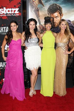 Cynthia Addai-Robinson Spartacus War of the Damned Los Angeles Premiere January 22, 2013