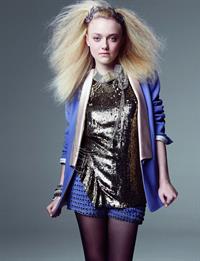 Dakota Fanning - Tesh Photoshoot For Marie Claire 