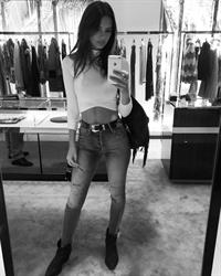 Emily Ratajkowski taking a selfie