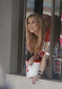 Delta Goodrem McHappy Day in Tullamarine - November 10, 2012