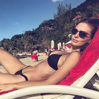 Megan Williams in a bikini