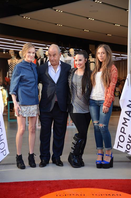 Demi Lovato Topshop Topman LA Grand Opening at The Grove in LA 2/14/13 
