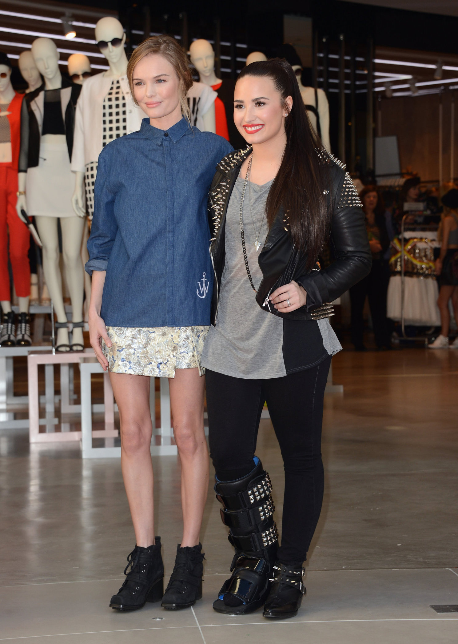 Demi Lovato Topshop Topman LA Grand Opening at The Grove in LA 2/14/13 