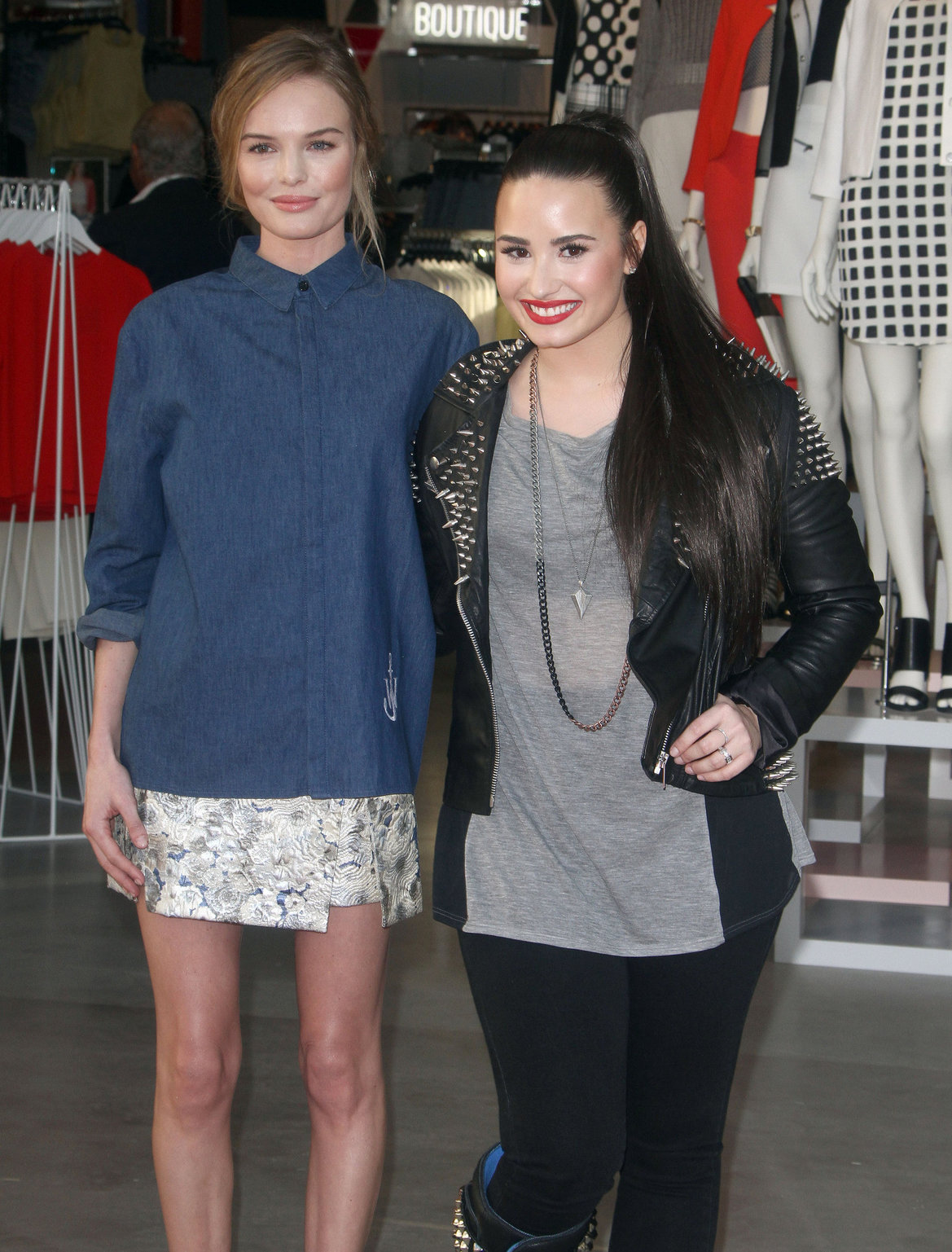 Demi Lovato Topshop Topman LA Grand Opening at The Grove in LA 2/14/13 