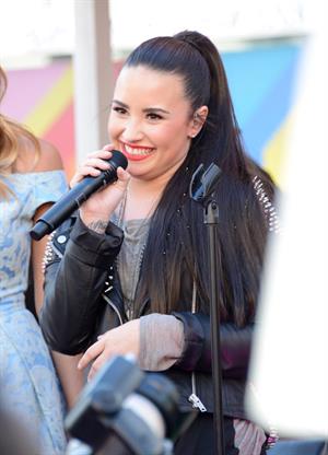 Demi Lovato Topshop Topman LA Grand Opening at The Grove in LA 2/14/13 