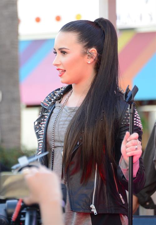 Demi Lovato Topshop Topman LA Grand Opening at The Grove in LA 2/14/13 