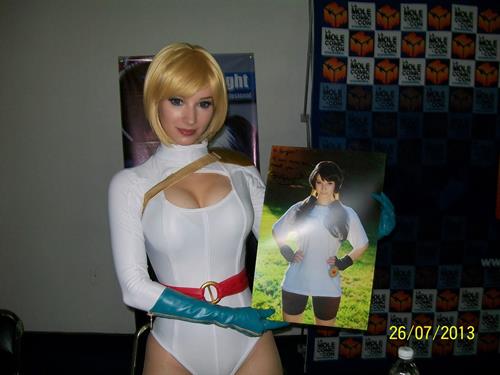 Enji Night as Powergirl