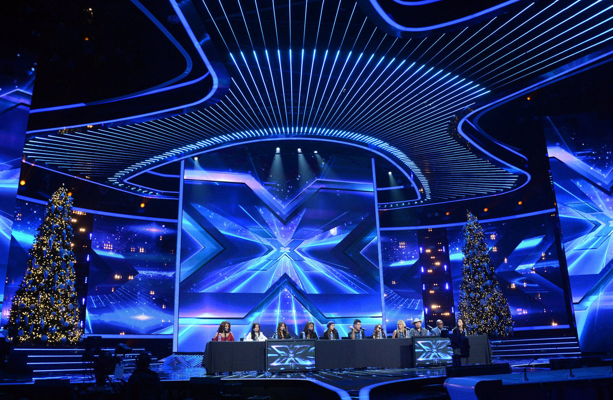 Demi Lovato The X Factor season finale news conference in LA 12/17/12 