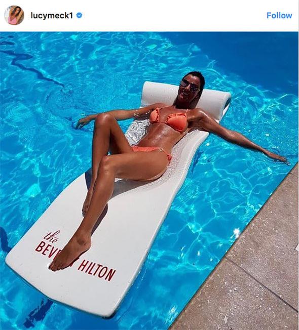 Lucy Mecklenburgh in a bikini