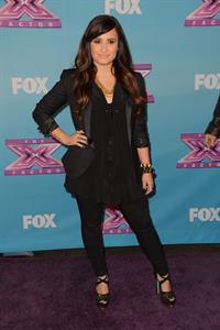 Demi Lovato FOX's The Factor Season Finale Night 1 in LA 12/19/12 