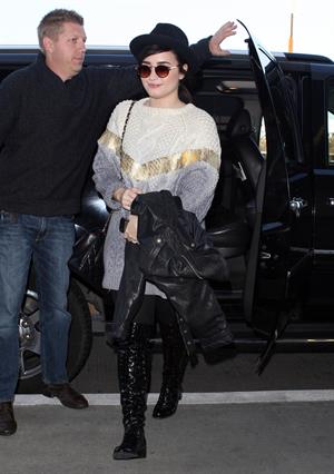 Demi Lovato at LA airport 12/7/12 