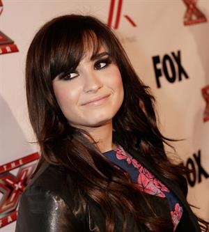 Demi Lovato Factor viewing party in West Hollywood 12/6/12 