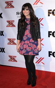 Demi Lovato Factor viewing party in West Hollywood 12/6/12 