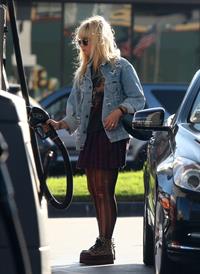 Demi Lovato getting gas in Beverly Hills 10/7/12 