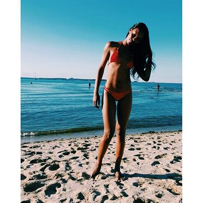 Sharam Diniz in a bikini